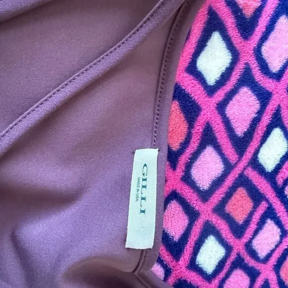 Gilli purple Criss-Cross Blouse - Picture 6 of 6